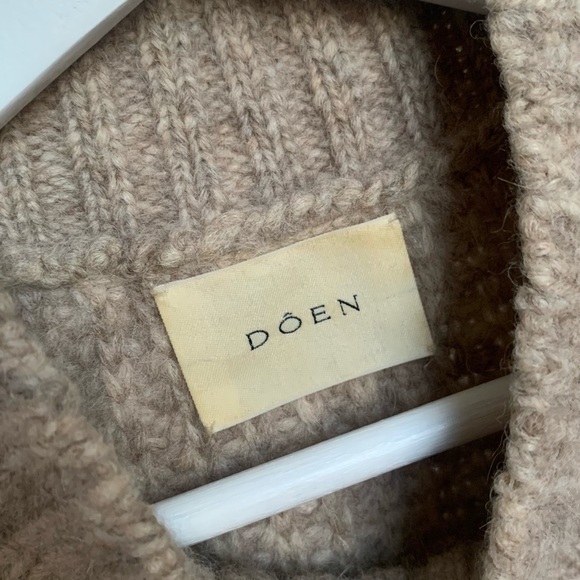 Dôen • XS • Lulu Baby Alpaca Wool Blend Knit Long Sleeve Sweater - Picture 4 of 4